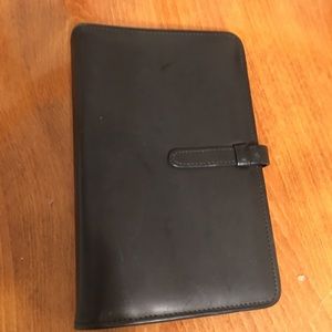 Coach leather planner notebook. Super soft leather